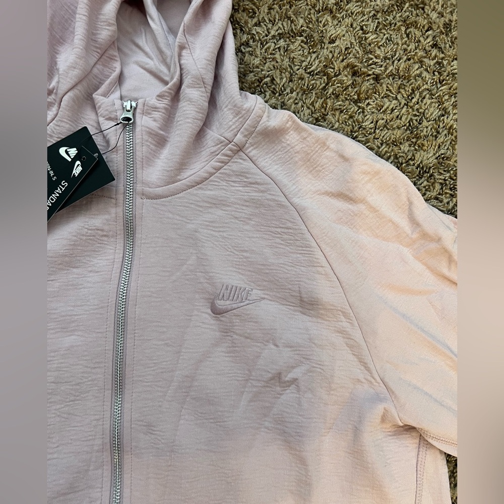 Men’s medium Nike Pink full-zip hooded sweat shirt NWT - Picture 6 of 6